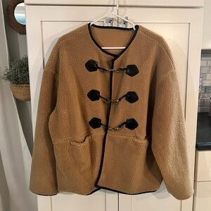 Teddy Toggle Closure Women's Jacket